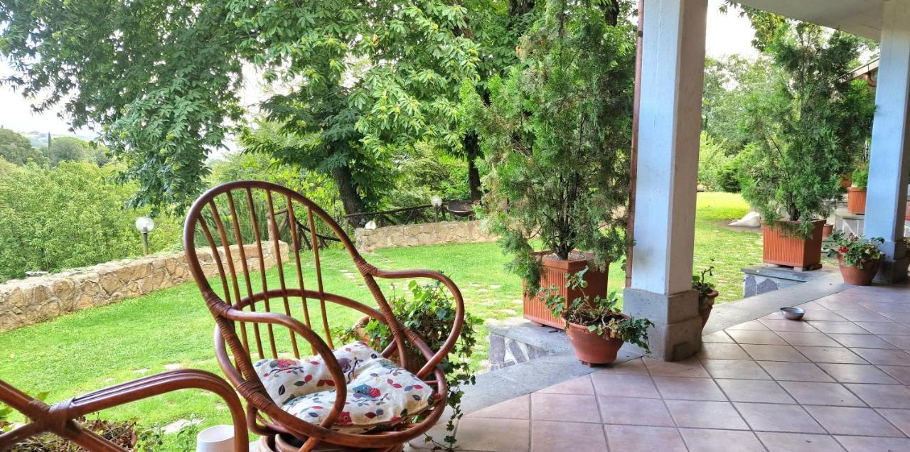Villa Carolina - Piscina E Parco Panoramico Кампаньяно-ди-Рома Экстерьер фото
