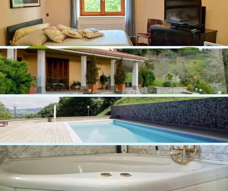 Villa Carolina - Piscina E Parco Panoramico Кампаньяно-ди-Рома Экстерьер фото