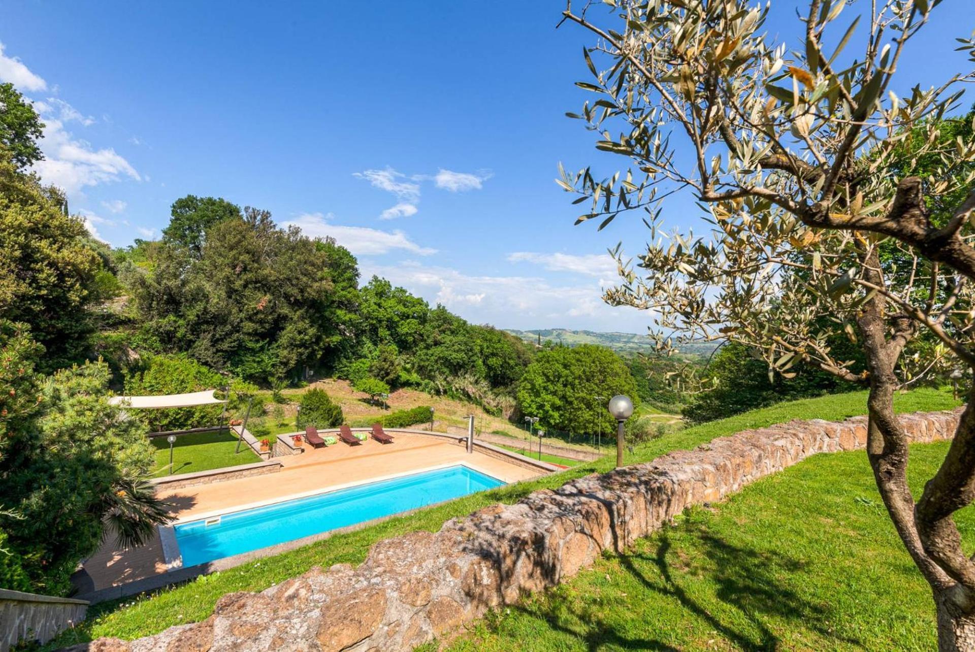 Villa Carolina - Piscina E Parco Panoramico Кампаньяно-ди-Рома Экстерьер фото