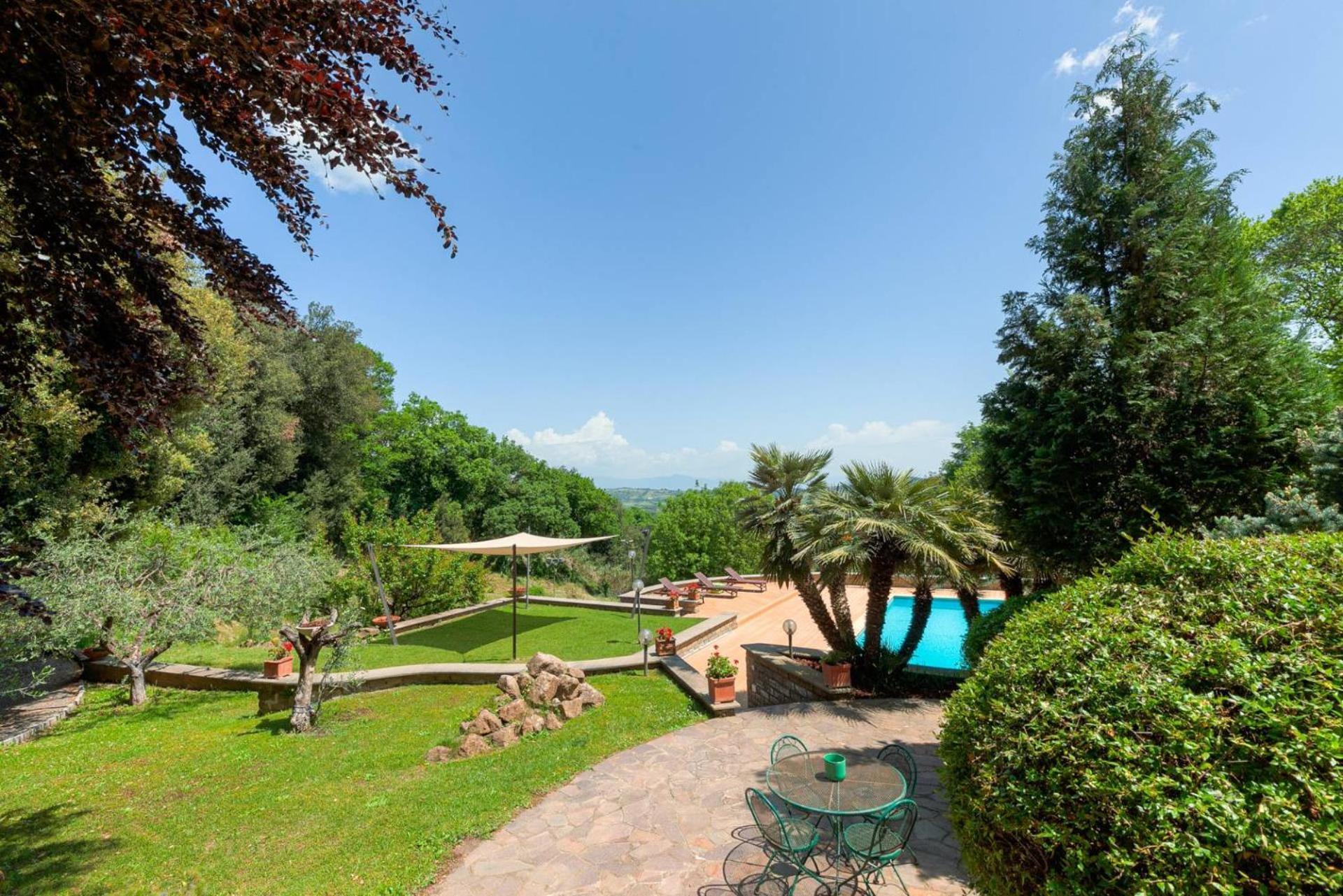 Villa Carolina - Piscina E Parco Panoramico Кампаньяно-ди-Рома Экстерьер фото